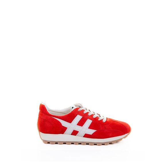 HOGAN Other - HOGAN Men's Suede Running Style Sneakers Men RED